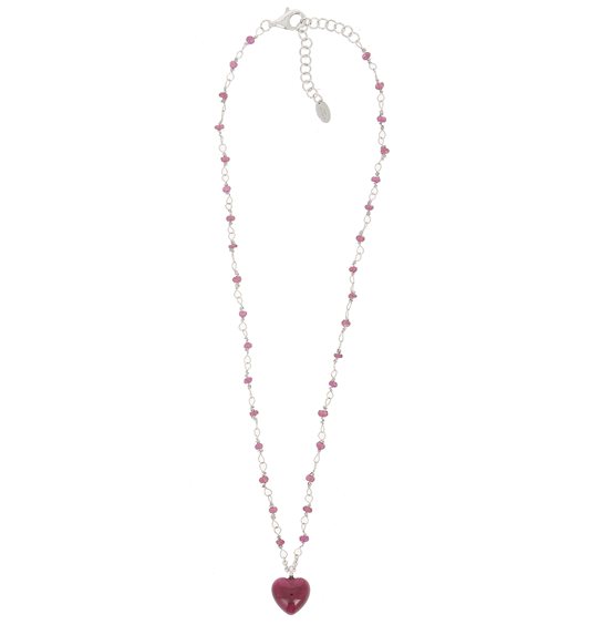 Collar Pesavento Mujer BRIO in Plata Rubino WBRIE058 - WBRIE058